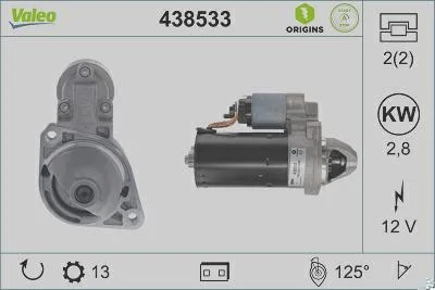 Motor de Partida VALEO 438533
