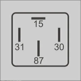 Relé p/ Travas e Vidros Elétricos 12V 4 Terminais
