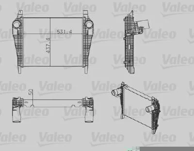 Intercooler VALEO 818777