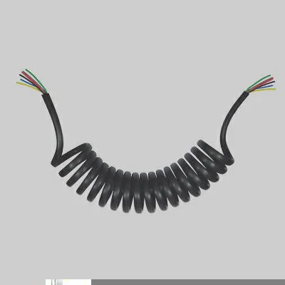 Chicote Elétrico Espiral 6,5m 7 Vias s/ Conector DNI DNI8306