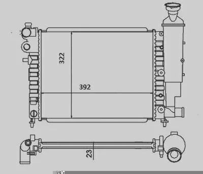 Radiador MAGNETI MARELLI RMM1059RPE