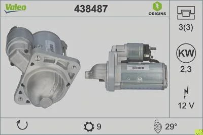 Motor de Partida VALEO 438487