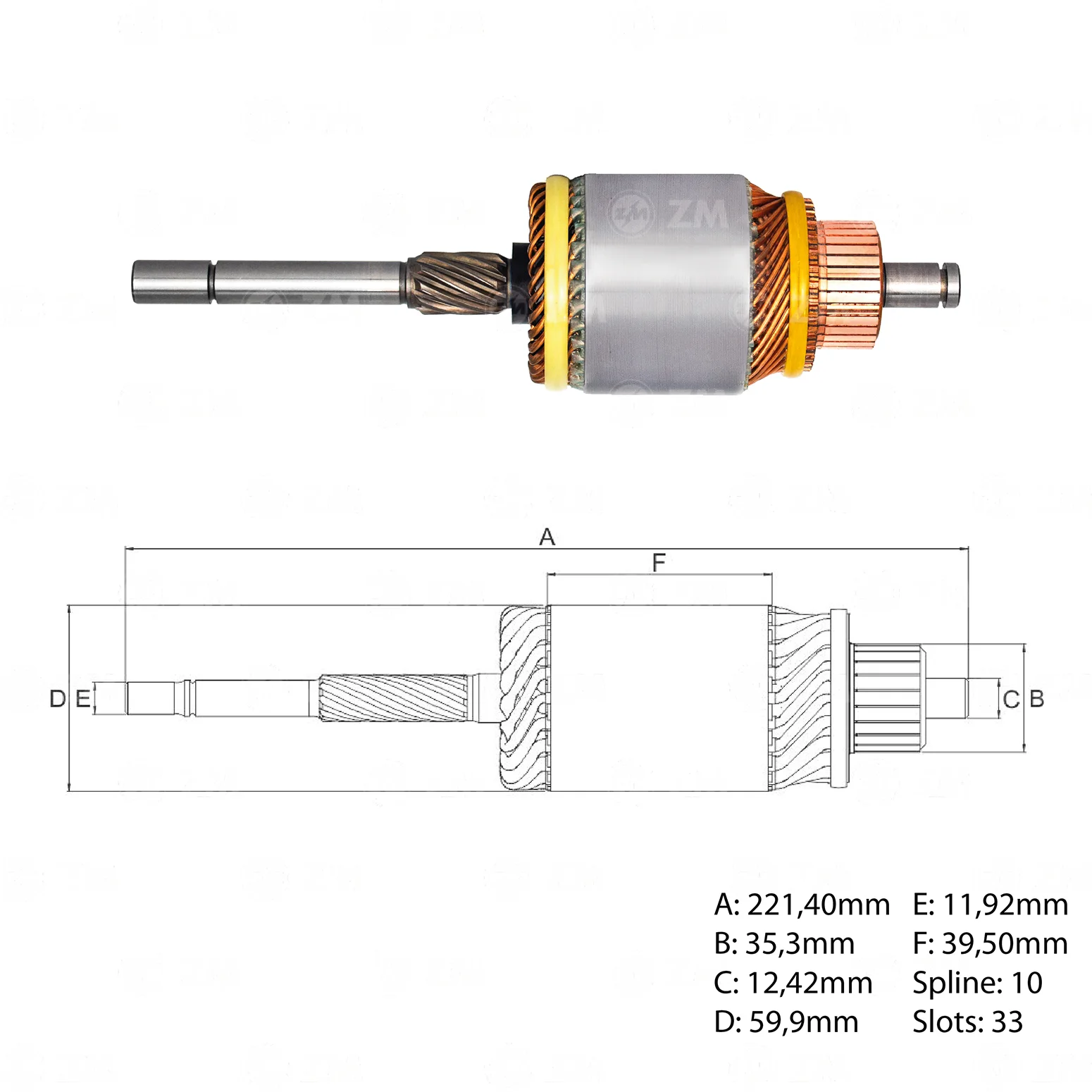 Induzido ZM 83.571.30 ZM 8357130