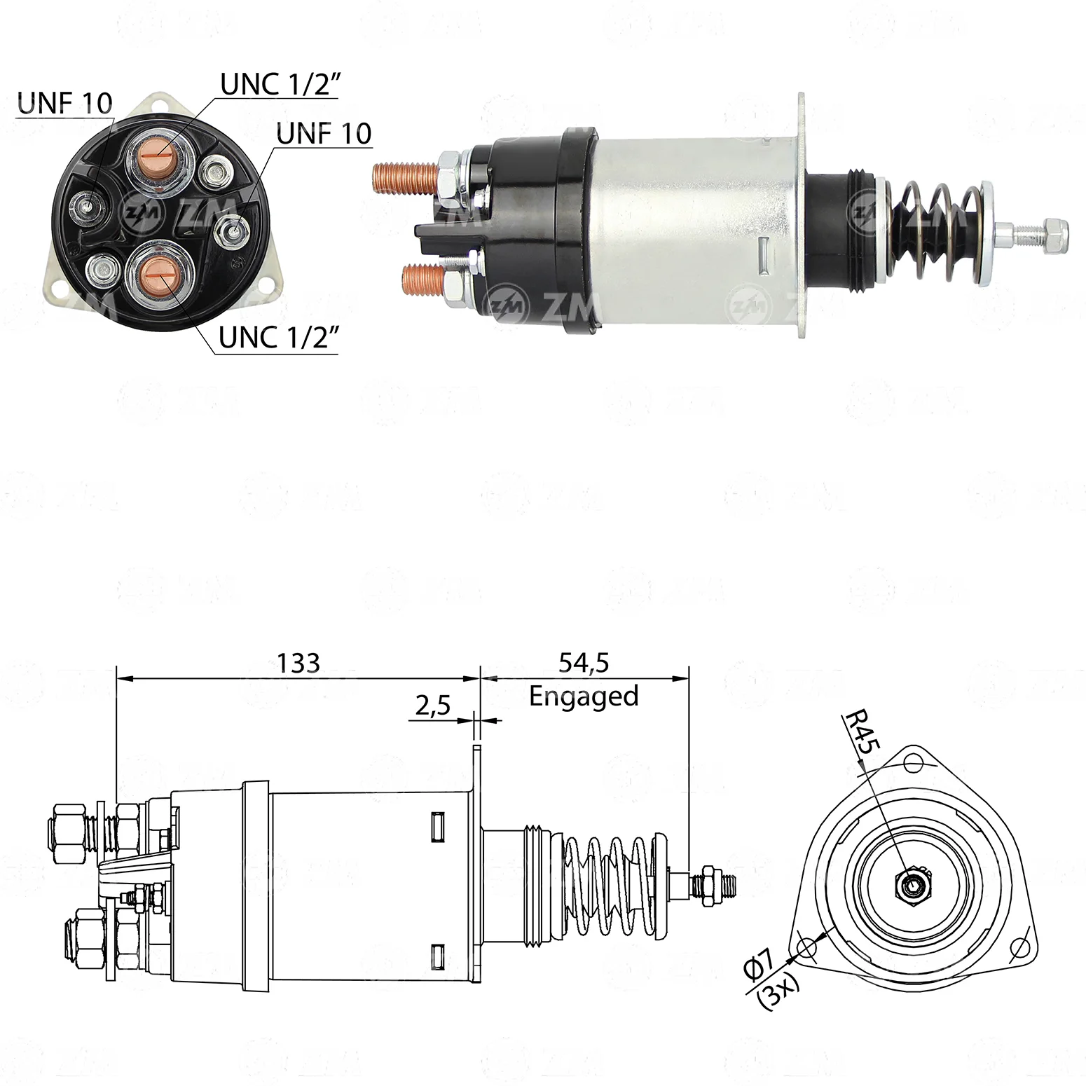 Relé de Partida ZM 361 ZM 361