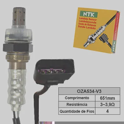 Sensor de Oxigênio NTK OZA534-V3
