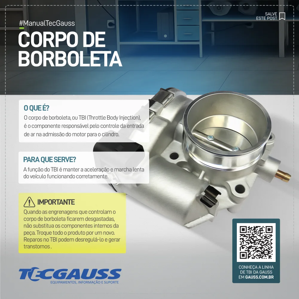 CORPO DE BORBOLETA (TBI) GAUSS GI7070