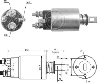 Relé de Partida ZM 2-689 ZM 2689