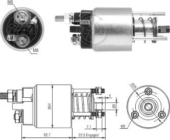 Relé de Partida ZM 9-395 ZM 9395
