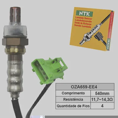 Sensor de Oxigênio NTK OZA659-EE4