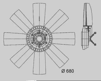 Visco-Fan MAGNETI MARELLI 376731311MM