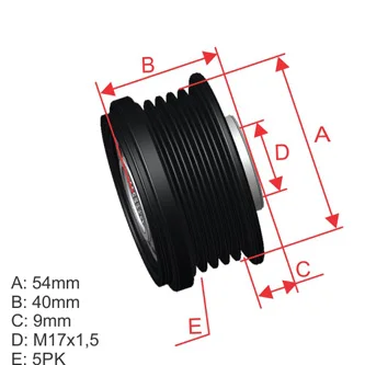 Polia OAP ZM 96.005.29 ZM 9600529