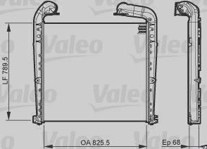 Intercooler VALEO 818883