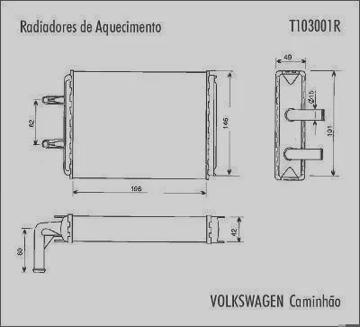 Radiador de Aquecimento VALEO T103001R