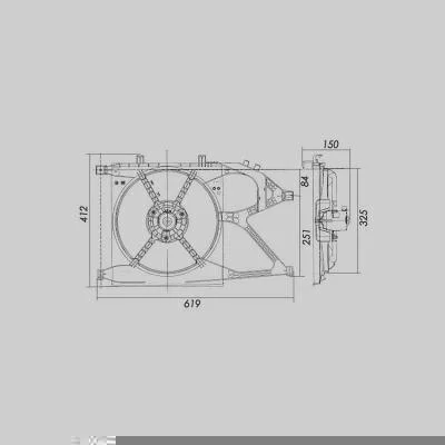 Eletroventilador MAGNETI MARELLI A5778MM