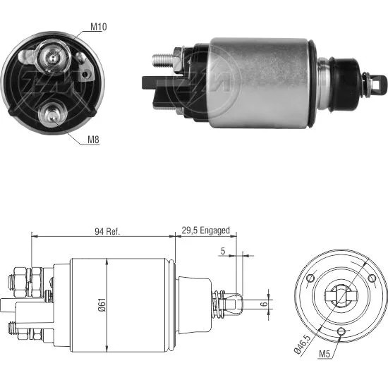 Relé de Partida ZM 2-826 ZM 2826