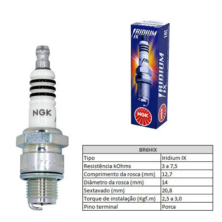 Vela de Ignição NGK BR6HIX