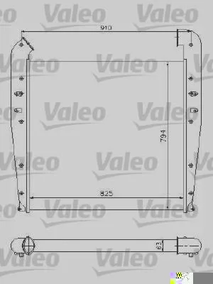 Intercooler VALEO 817772