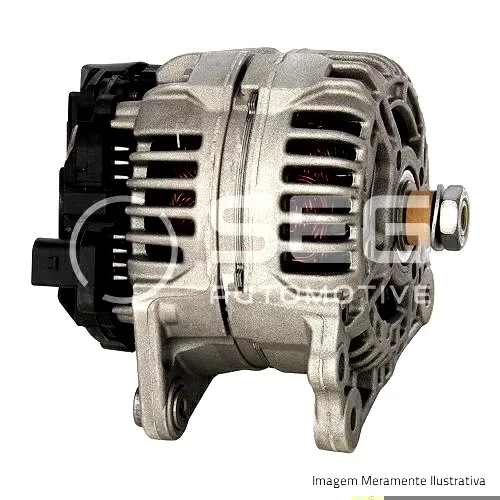 Alternador SEG, KCB1, 12V, 50/90A, CW (sem polia) SEG 0124.325.260