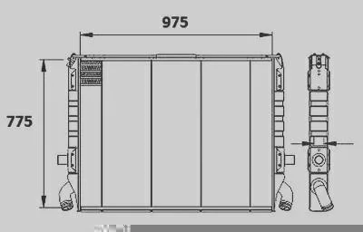 Radiador MAGNETI MARELLI RMM1030NSC