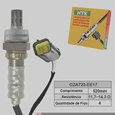 Sensor de Oxigênio NTK OZA723-EE17
