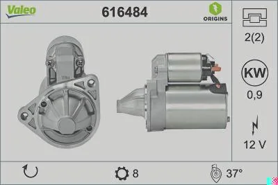 Motor de Partida VALEO 616484