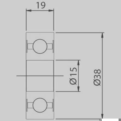 Rolamento de Esferas GAUSS GR3480