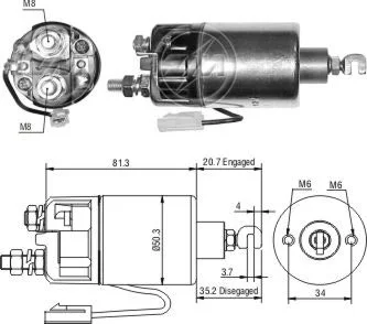 Relé de Partida ZM 662 ZM 662
