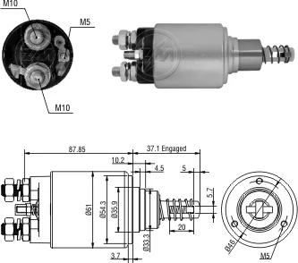 Relé de Partida ZM 1-653 ZM 1653