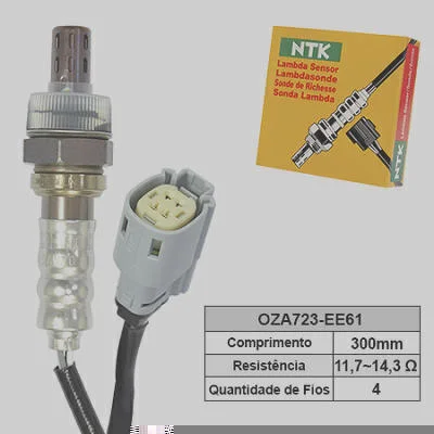Sensor de Oxigênio NTK OZA723-EE61