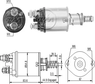 Relé de Partida ZM 615 ZM 615