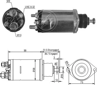Relé de Partida ZM 806 ZM 806