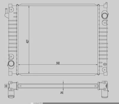 Radiador MAGNETI MARELLI RMM1050RFD