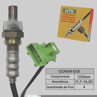 Sensor de Oxigênio NTK OZA659-EE8