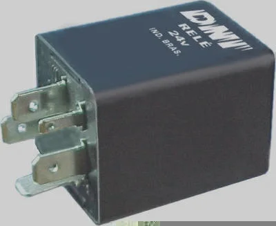 Relé Automatiz. Pré-Aquec. Velas 24V Diesel Kit Relé Temporiz. + Aux. DNI DNI8535