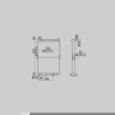 Radiador MAGNETI MARELLI RMM81625