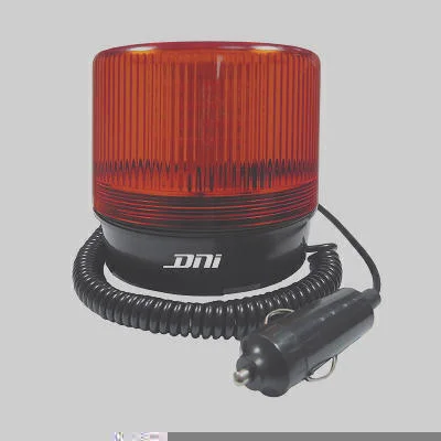 Sinalizador Giroled/Strobo Magnético c/ Plug 8 Funções Vermelho Bivolt DNI DNI4289