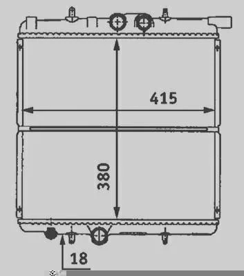 Radiador MAGNETI MARELLI RMM376718251