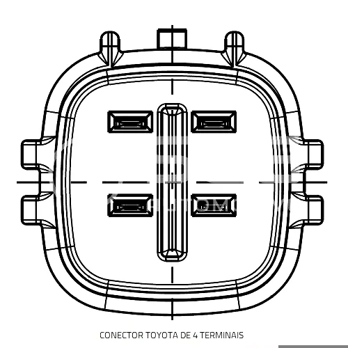 Regulador 14V, BR14-M2 MFR, TK<0, Toyota-4, KCB1/M4