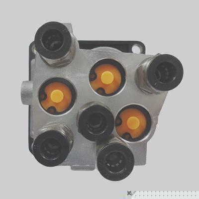 Chave Válvula Joystick Pneum. Acion. Caçamba Basculante Univ. Comut.