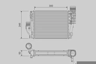 Intercooler VALEO 818304