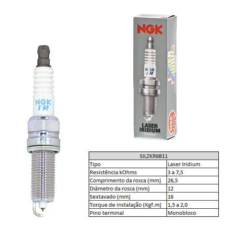 Vela de Ignição NGK SILZKR6B-11