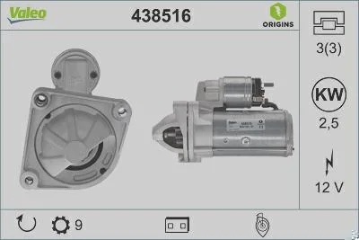 Motor de Partida VALEO 438516
