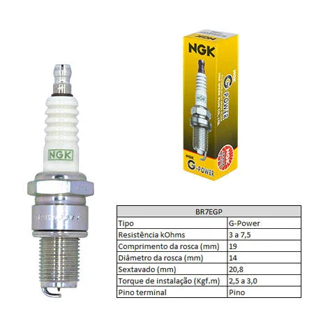 Vela de Ignição NGK BR7EGP