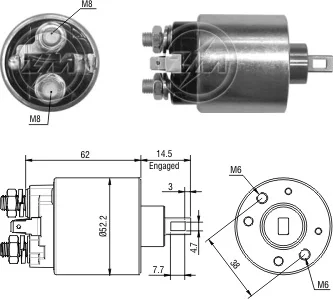 Relé de Partida ZM 3-716 ZM 3716
