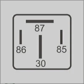Relé p/ Travas e Vidros Elétricos 12V 4 Terminais