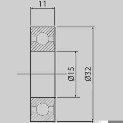 Rolamento de Esferas GAUSS GR3660