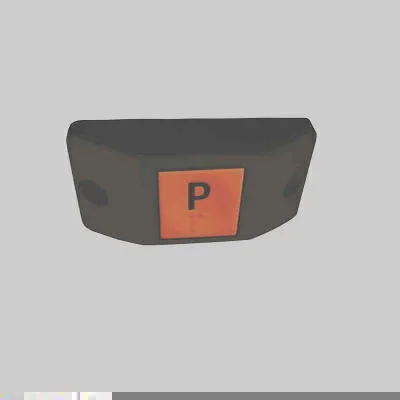Interruptor Parada Solicitada Marrom Horizontal Fundo Plano 24V DNI DNI8818