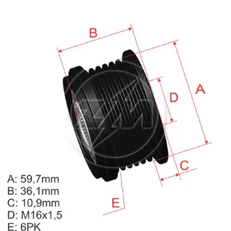 Polia OAP ZM 96.010.14 ZM 9601014