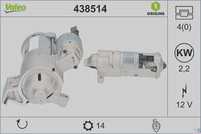 Motor de Partida VALEO 438514