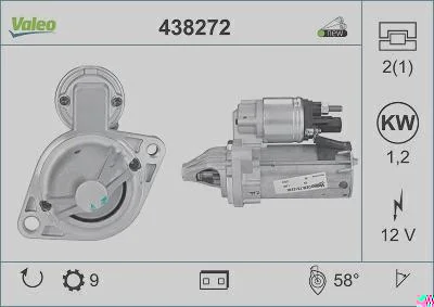 Motor de Partida VALEO 438272